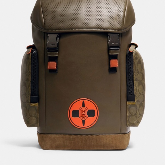 Coach X Michael B. Jordan Ranger Backpack With Signature Canvas Detail - Picture 2 of 12